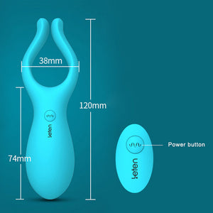 Leten: Multi-functional Clamping Vibrator - Vibrators on Sexy Peacock - Adult toys
