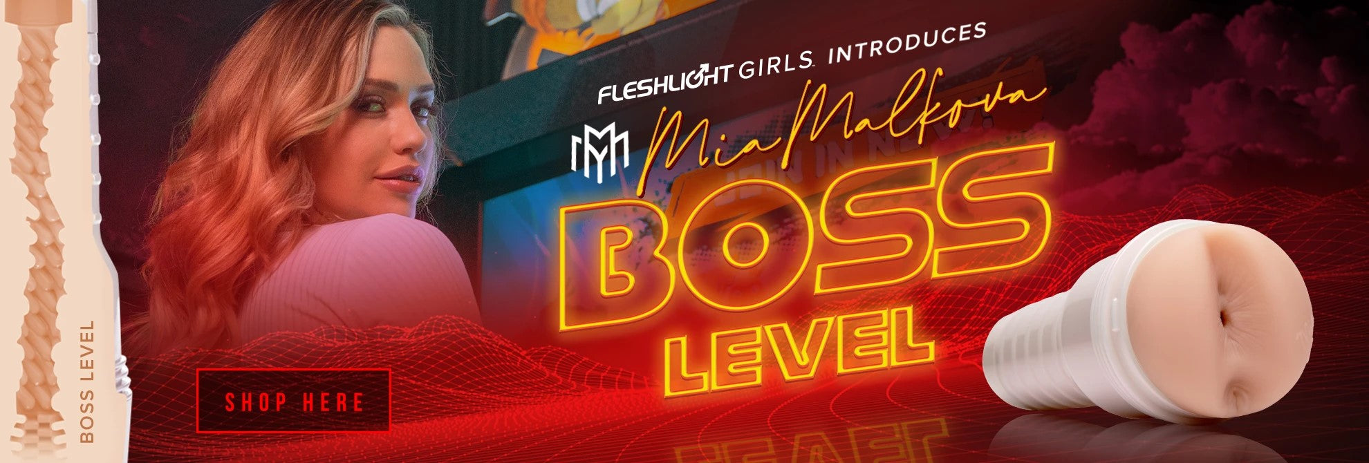 Fleshlight Girls: Mia Malkova Butt - Boss Level - Masturbators on Sexy Peacock - Adult Toys